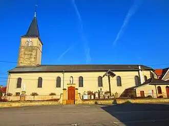 Katholieke kerk van Saint-Remi / Sankt Remigius in Courcelles-Chaussy / Kurzel-Kelsch