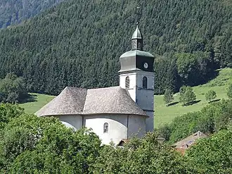 Kerk Saint-Jean-Baptiste in Lullin