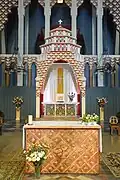 altaar, tabernakel, ciborium