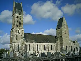 De kerk van Saint-Jores