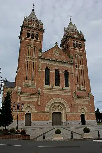 De Sint-Pieterskerk in Meregem