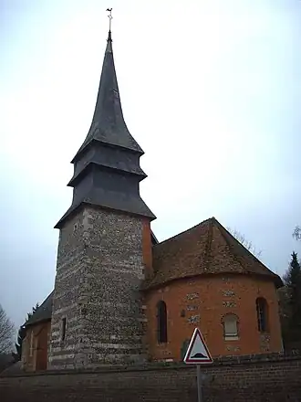 De kerk van Morville-sur-Andelle