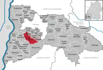 Kaart van Ehrenkirchen