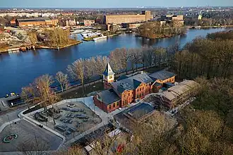 Eierhäuschen aan de Spree in Plänterwald