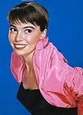 Leslie Caron met een pixiesnit, 1953