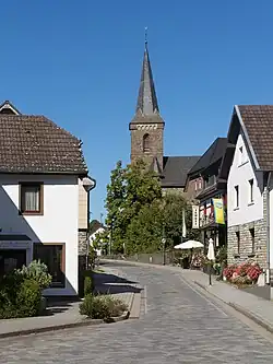 Einruhr, kerk: die Sankt Nikolaus Kirche