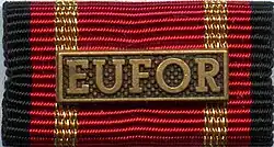 Het EUFOR-gesp.