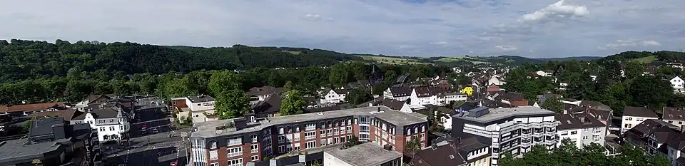 Gezicht op het centrum