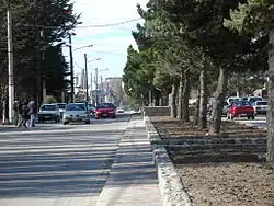 De hoofdstraat van El Calafate