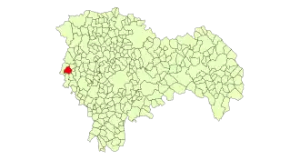 Kaart van El Cubillo de Uceda