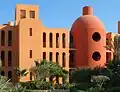 Steigenberger Hotel in El Gouna (Egypte), ontworpen in samenwerking met Ahmed Hamdy