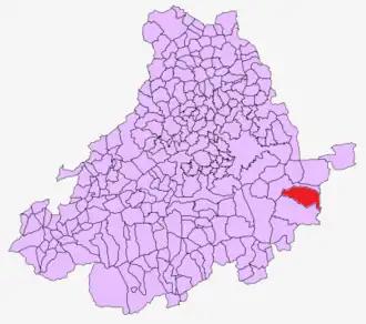 Kaart van El Hoyo de Pinares