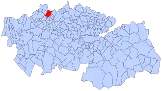 Kaart van El Real de San Vicente