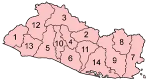 Departementen van El Salvador