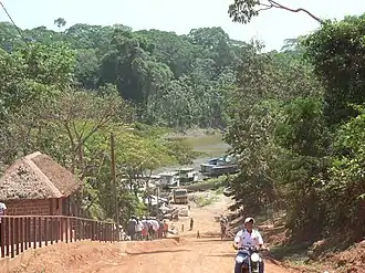 De ferryboot in Sena