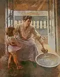 Het wassen van het kind (1904)