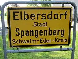 plaatsnaambord Elbersdorf
