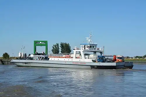 Veerpont over de Elbe