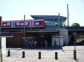 Station Elbgaustraße in 2008