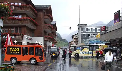 Elektrische voertuigen in het autovrije Zermatt