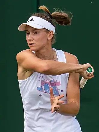 Winnares in het enkelspel, Jelena Rybakina