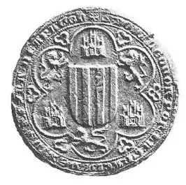 Zegel van Eleonora van Castilië (1330)