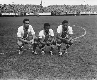 Marbach tussen Humphrey Mijnals en Michel Kruin bij Elinkwijk in 1959