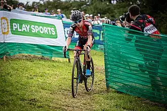 Iserbyt tijdens de Jingle Cross in 2019