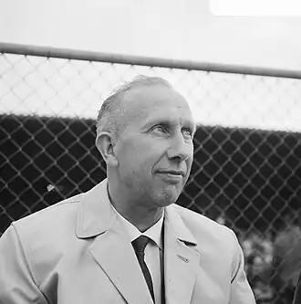 De Bouter als trainer van Elinkwijk in 1966
