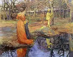 Medieval Woodland Scene