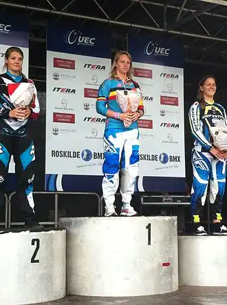 Podium eindstand European League 2014.