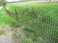 Hekwerk langs rand van dorp Ellecom