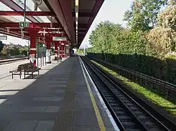 Een blik naar het westen.