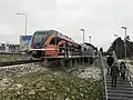 De laatste trein op het station van Pärnu, 8&nbsp;december 2018