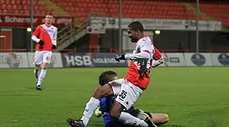 Elson do Rosario Almeida in duel.