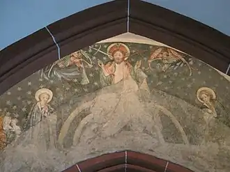 Muurschildering het Jongste Gericht