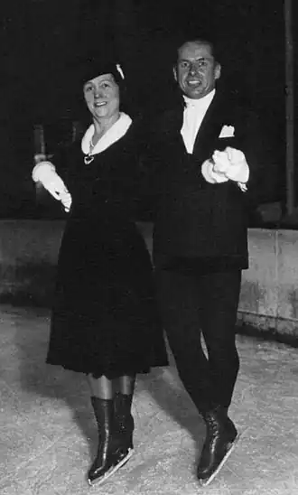 Elvira en Louis Barbey in 1932.