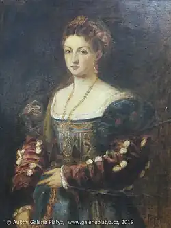 Jonge edelvrouw (vóór 1945)