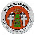 Embleem Bergings- en Identificatiedienst Koninklijke Landmacht