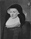 Emerentia van den Eynde, gemalin van Willem van Beveren, Dordrecht, begin 17e eeuw