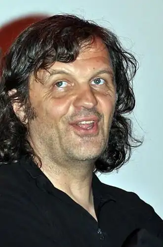Emir Kusturica tijdens de avant-première van de film L'affaire Farewell in 2009