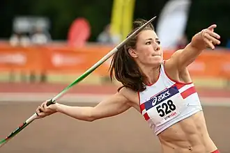 Emma Oosterwegel in actie tijdens de NK van 2018 in Utrecht.