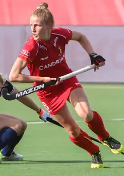 Emma Puvrez in tenue van de Red Panthers in 2023