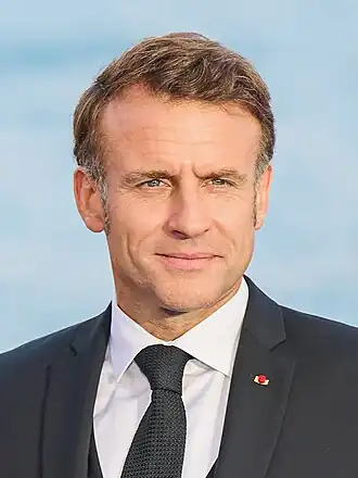 Emmanuel Macron in 2025