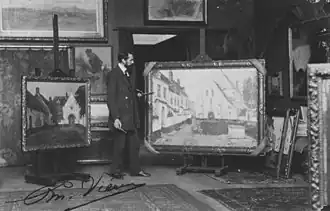 Emmanuel Viérin in zijn atelier