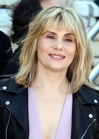 Seigner tijdens het filmfestival van Cannes in 2013