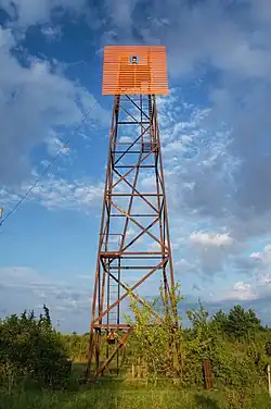 Lichtbaken aan de kust bij Rannaküla