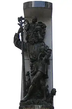 Christophorusstele van Patrick Beverloo