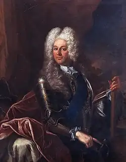 Edmond Plumier, Portret van prins Willem van Hessen (1720)