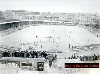 Het stadion in 1947
